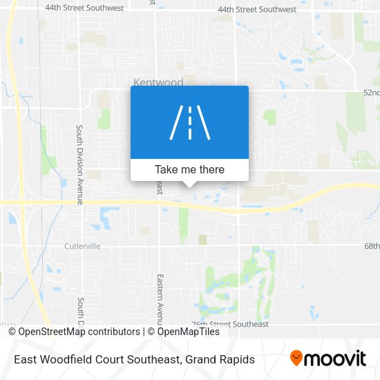 Mapa de East Woodfield Court Southeast