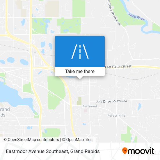 Mapa de Eastmoor Avenue Southeast