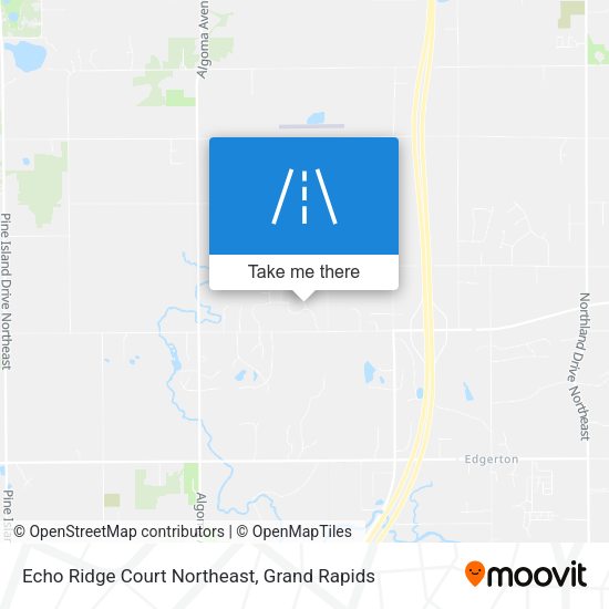 Mapa de Echo Ridge Court Northeast
