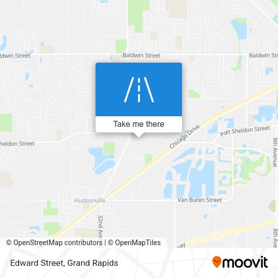 Mapa de Edward Street