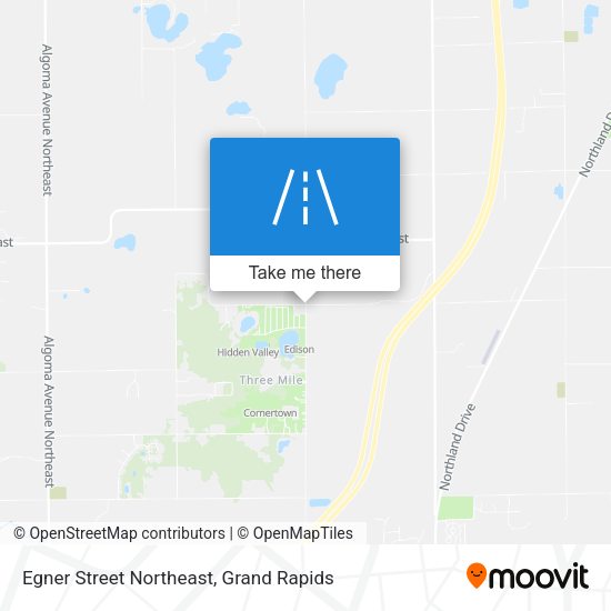 Egner Street Northeast map
