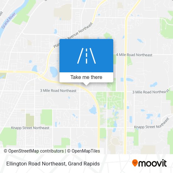 Ellington Road Northeast map