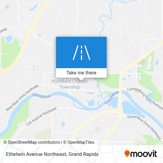 Mapa de Ethelwin Avenue Northeast