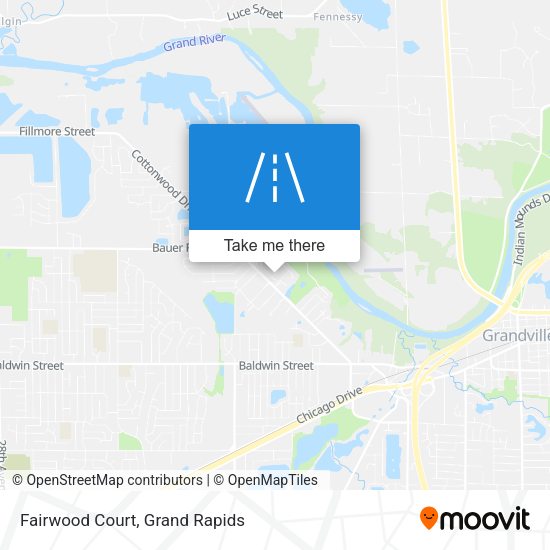 Fairwood Court map
