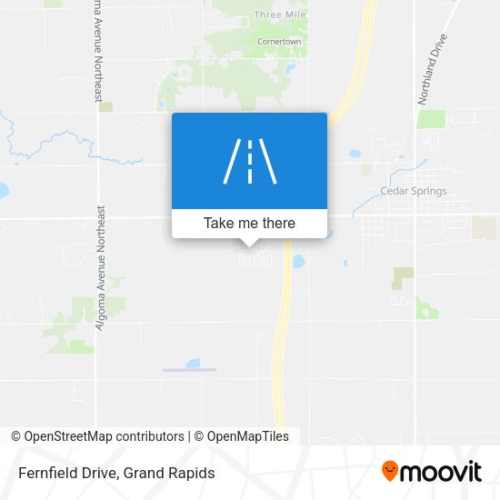 Mapa de Fernfield Drive