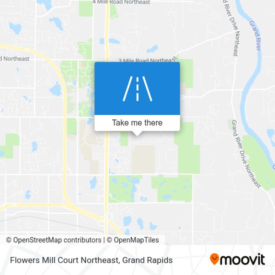 Mapa de Flowers Mill Court Northeast