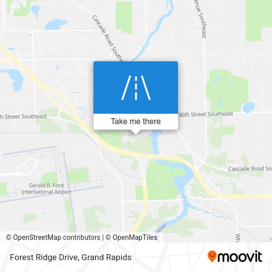 Forest Ridge Drive map