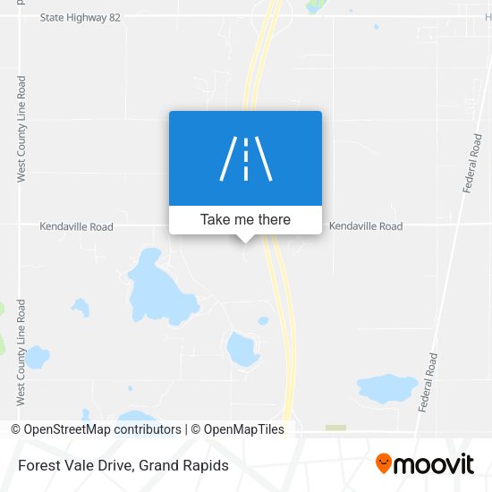 Mapa de Forest Vale Drive