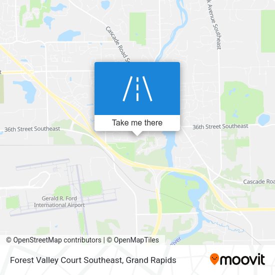 Forest Valley Court Southeast map