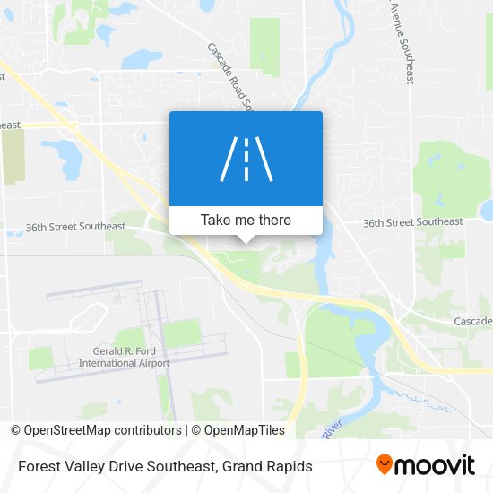 Forest Valley Drive Southeast map