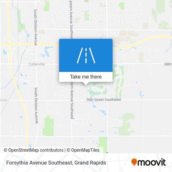 Mapa de Forsythia Avenue Southeast