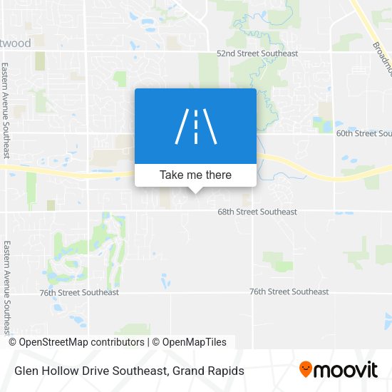 Mapa de Glen Hollow Drive Southeast