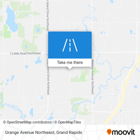 Grange Avenue Northeast map