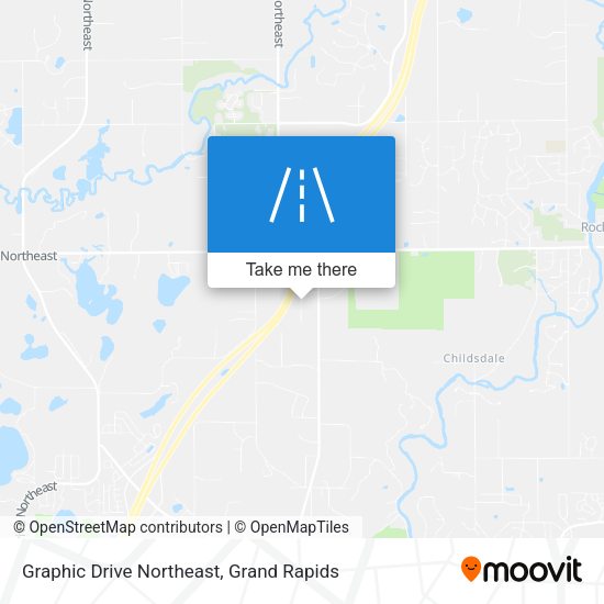 Mapa de Graphic Drive Northeast