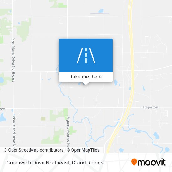 Mapa de Greenwich Drive Northeast