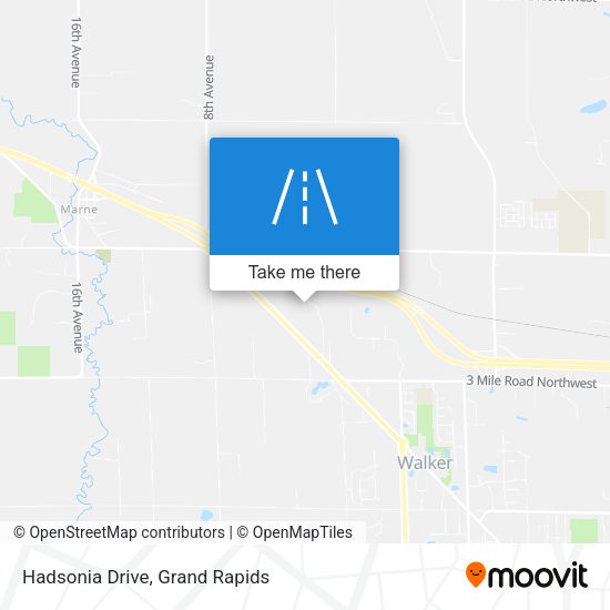 Hadsonia Drive map