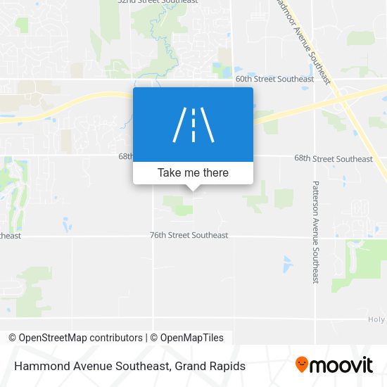 Mapa de Hammond Avenue Southeast
