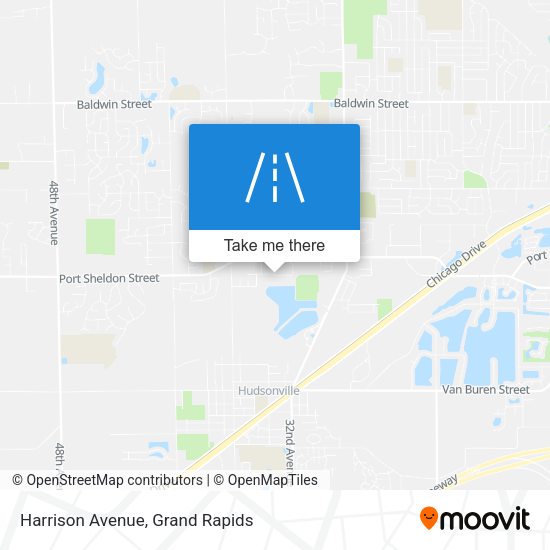 Harrison Avenue map