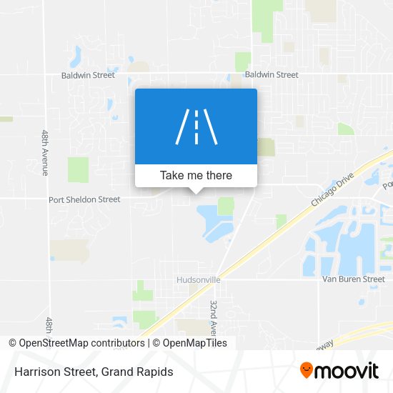 Harrison Street map