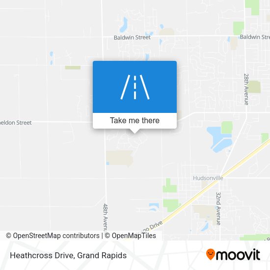 Heathcross Drive map