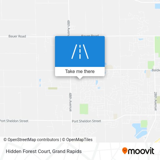 Hidden Forest Court map