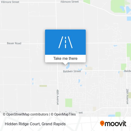 Hidden Ridge Court map