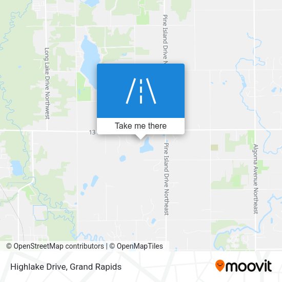 Highlake Drive map