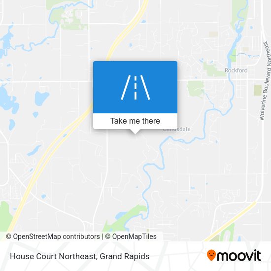 House Court Northeast map