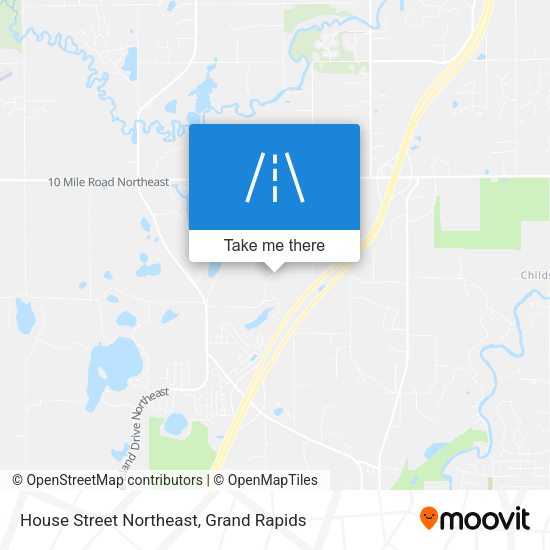 Mapa de House Street Northeast