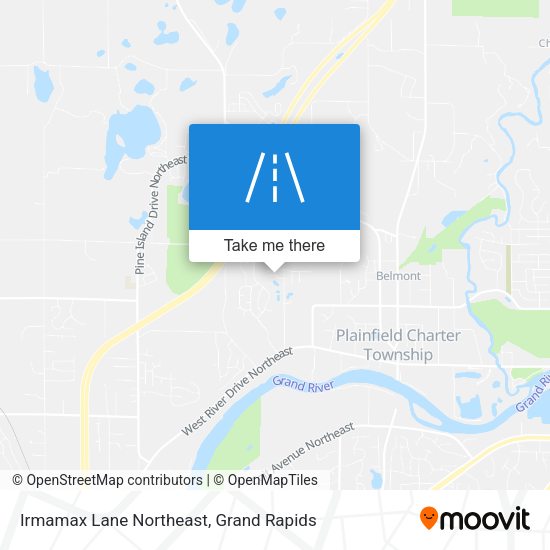 Irmamax Lane Northeast map