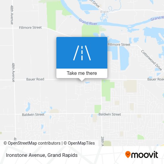 Ironstone Avenue map