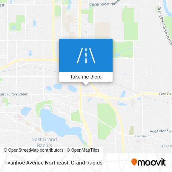 Mapa de Ivanhoe Avenue Northeast
