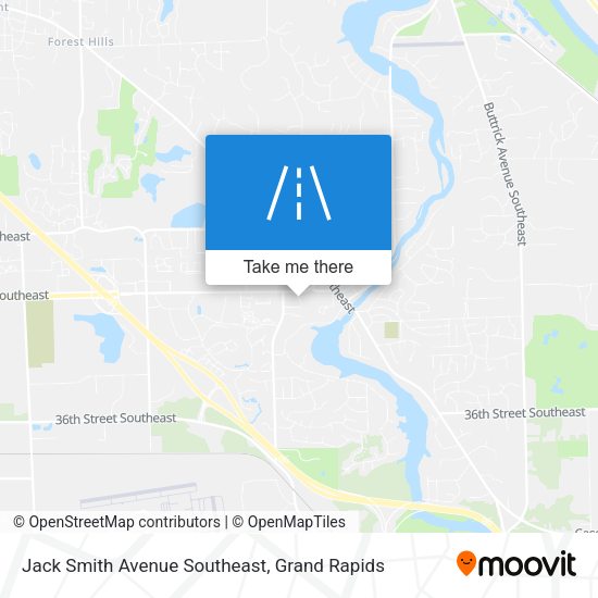 Mapa de Jack Smith Avenue Southeast