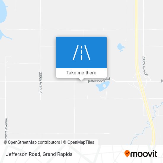 Jefferson Road map