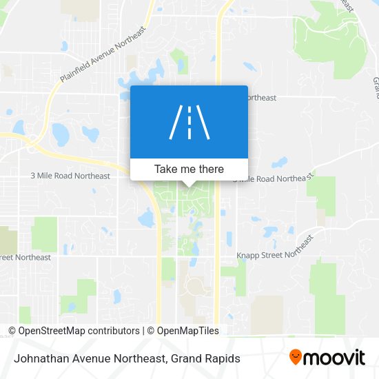 Johnathan Avenue Northeast map