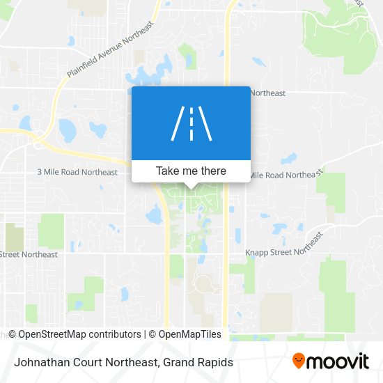 Mapa de Johnathan Court Northeast