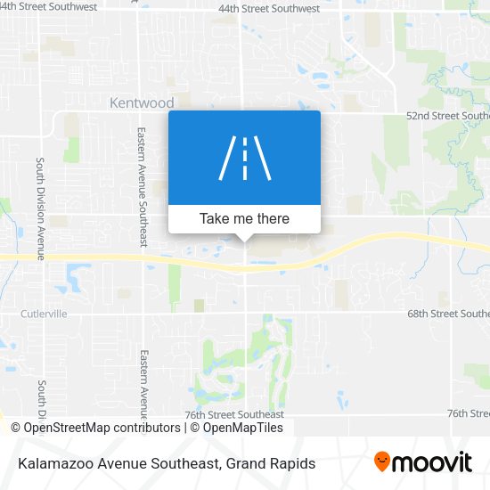Kalamazoo Avenue Southeast map