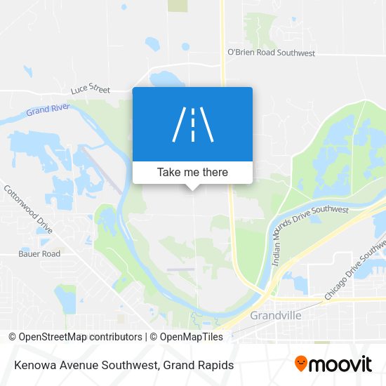 Kenowa Avenue Southwest map