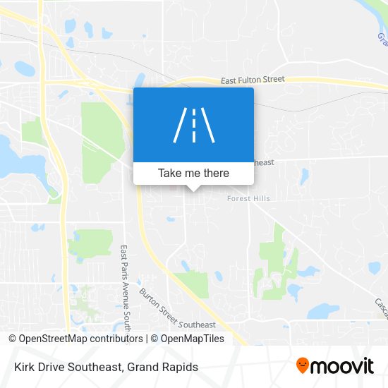 Mapa de Kirk Drive Southeast