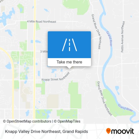 Knapp Valley Drive Northeast map