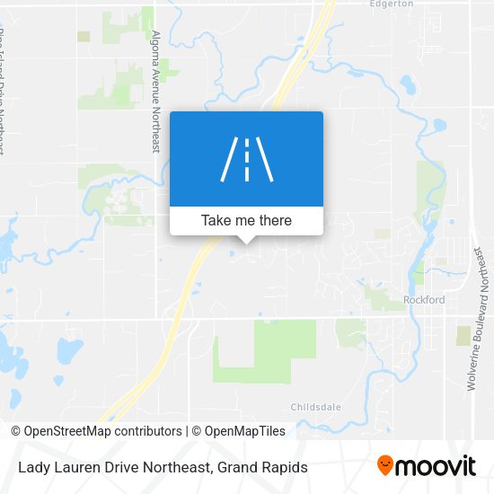 Mapa de Lady Lauren Drive Northeast