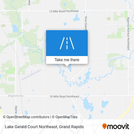Mapa de Lake Gerald Court Northeast
