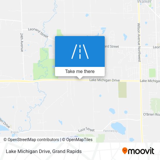 Lake Michigan Drive map