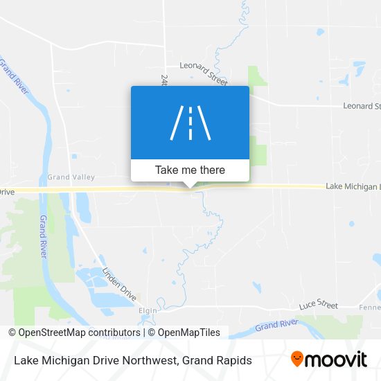 Lake Michigan Drive Northwest map