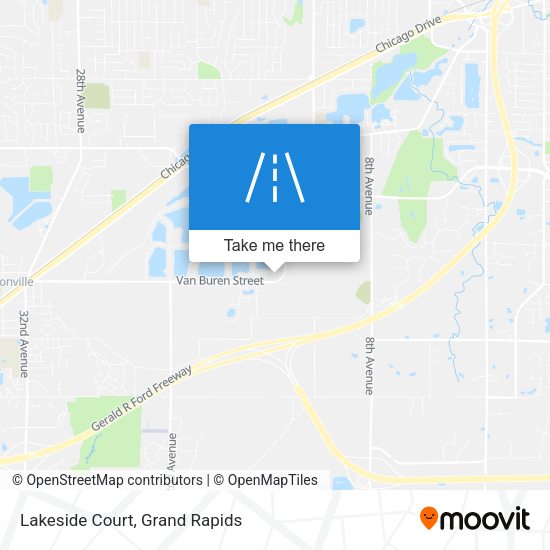 Lakeside Court map