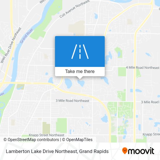 Lamberton Lake Drive Northeast map