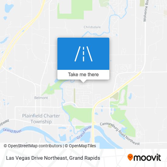 Mapa de Las Vegas Drive Northeast