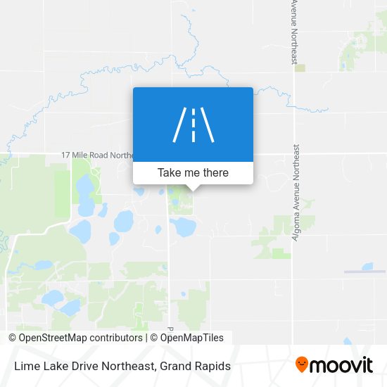 Lime Lake Drive Northeast map