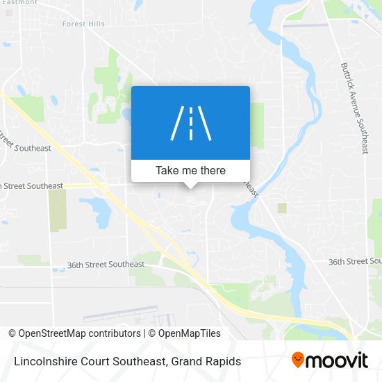 Mapa de Lincolnshire Court Southeast