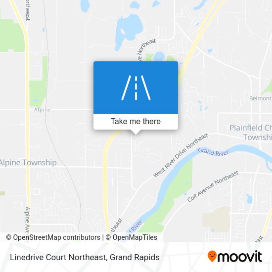 Linedrive Court Northeast map